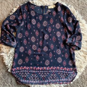 Beautiful Pink Rose blouse